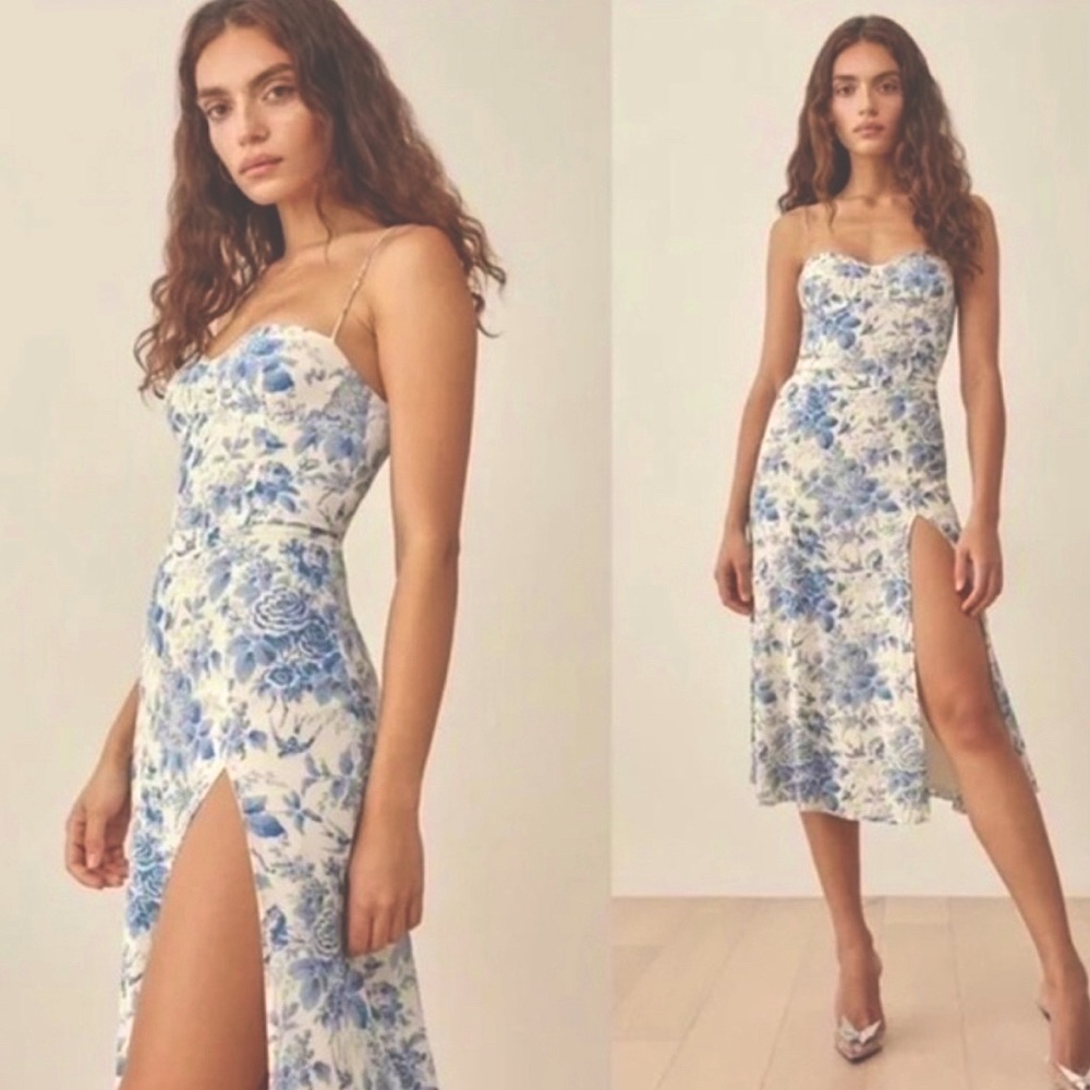 Juliette Reformation Dress in Pompadour - Size 2